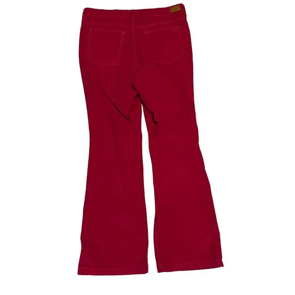 Crown‎ & Ivy Women's 16R Dark Pink Flared Leg Corduroy Jeans - Picture 4 of 4